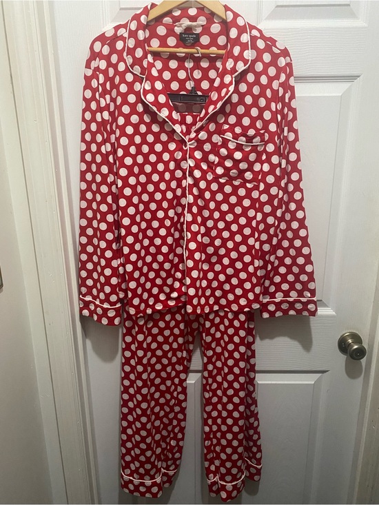 kate spade Other - kate spade Womens Red and White Polka Dot Pajama Set